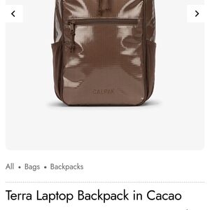 Calpak Cacao Terra Backpack